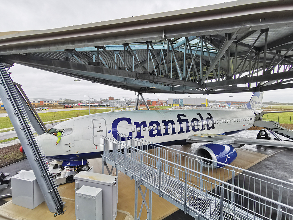 Cranfield University hangar