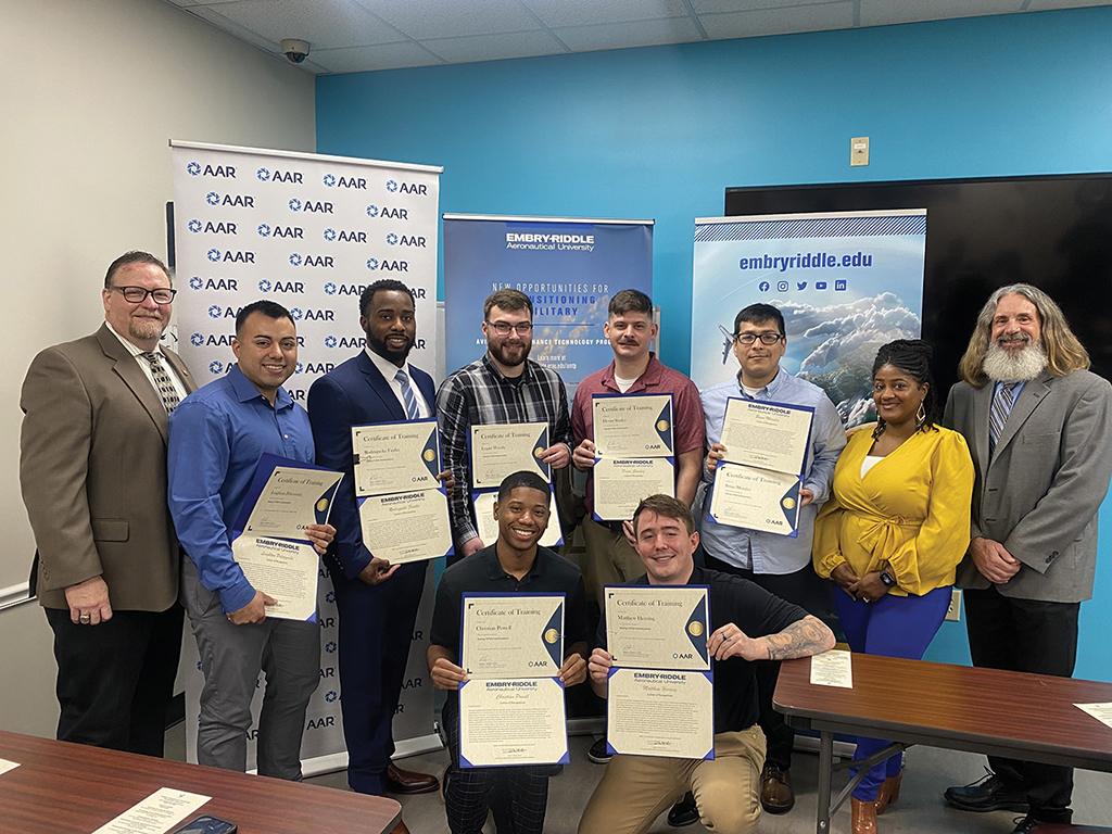 Embry-Riddle’s SkillBridge program graduates