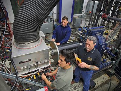 technicians at William J. Hughes Technical Center