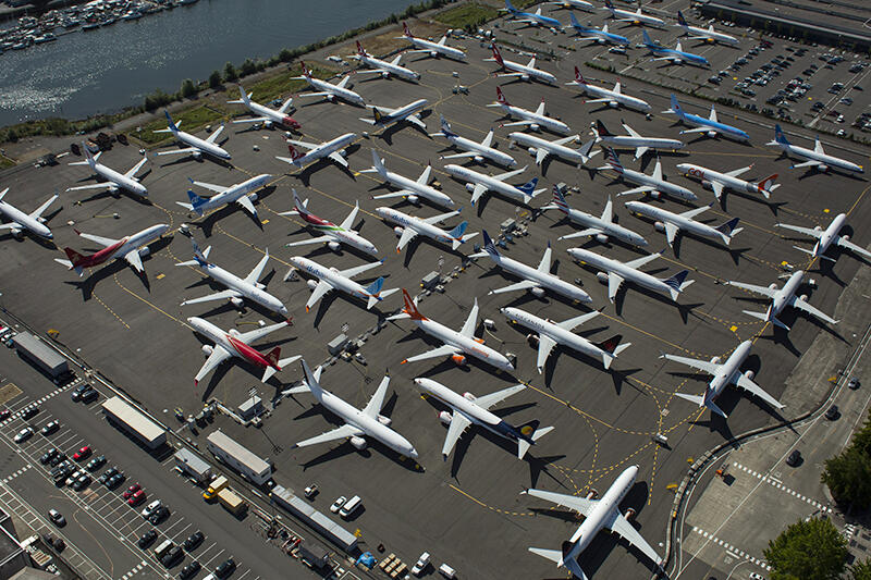 parked jets