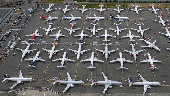 parked jets