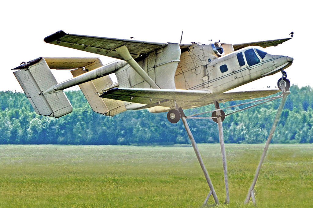 jet-powered biplane