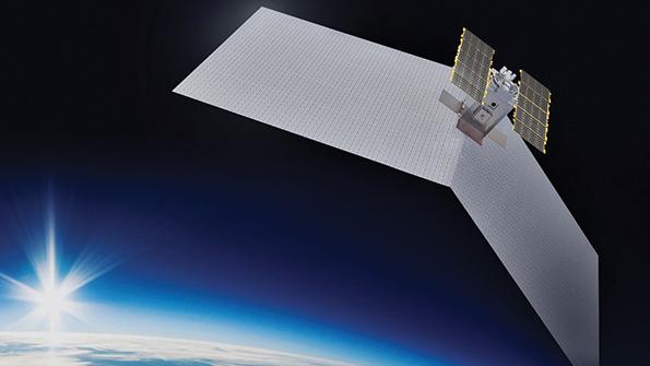 orbiting satellite