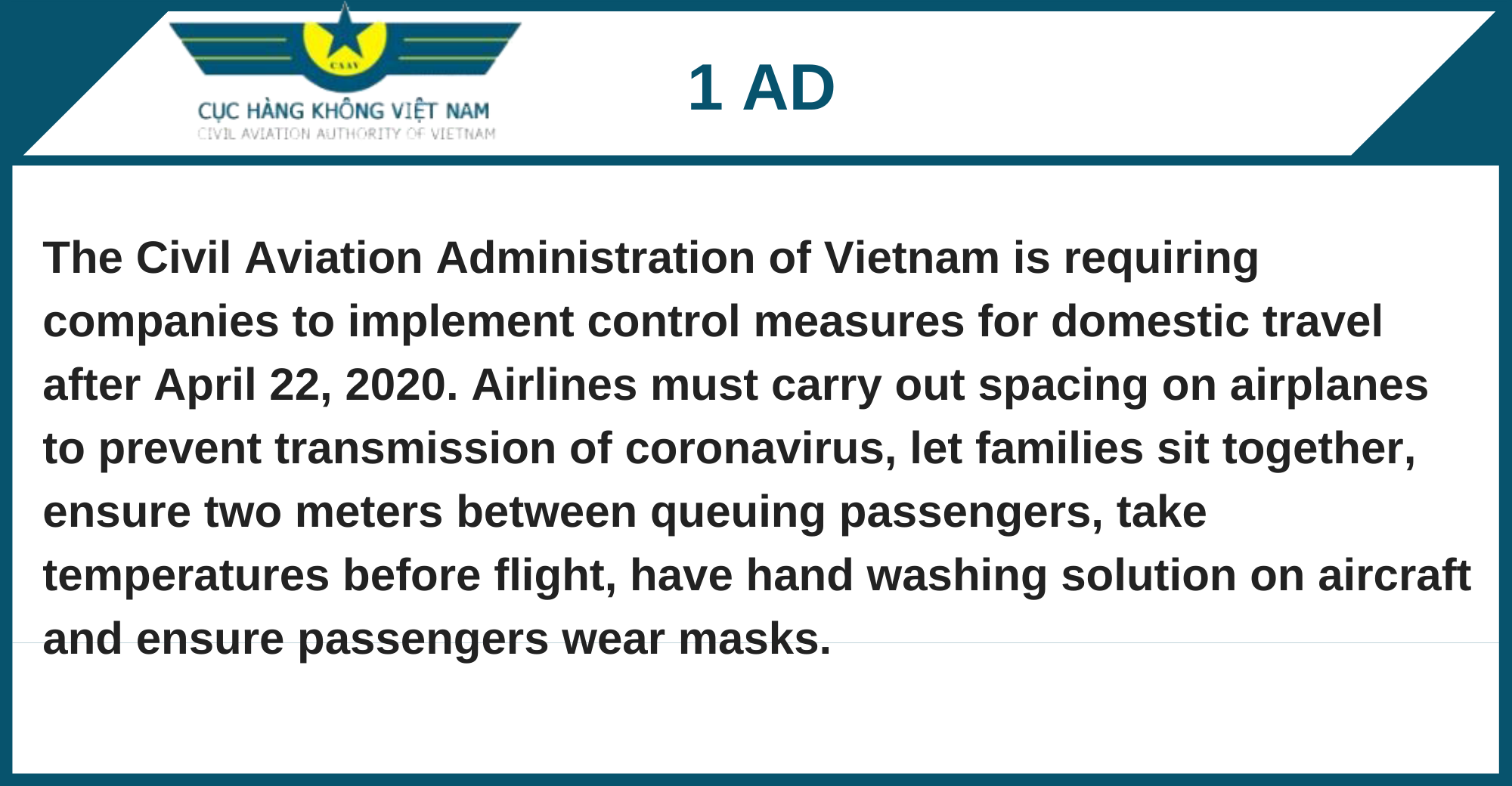CAAV - 1 AD