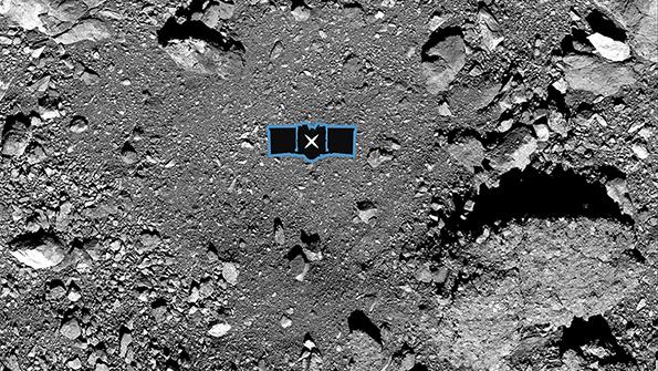 asteroid surface