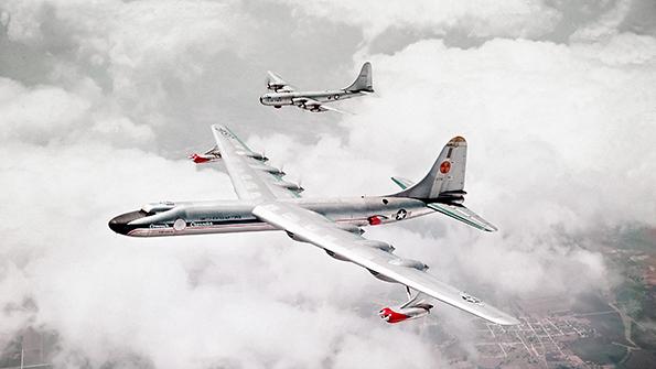 aircraft in flight