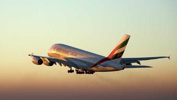 A380 aircraft in flight