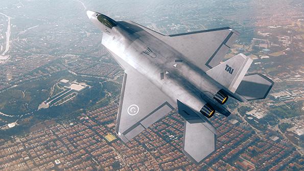 Turkish combat aircraft