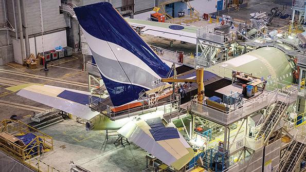 Airbus assembly line
