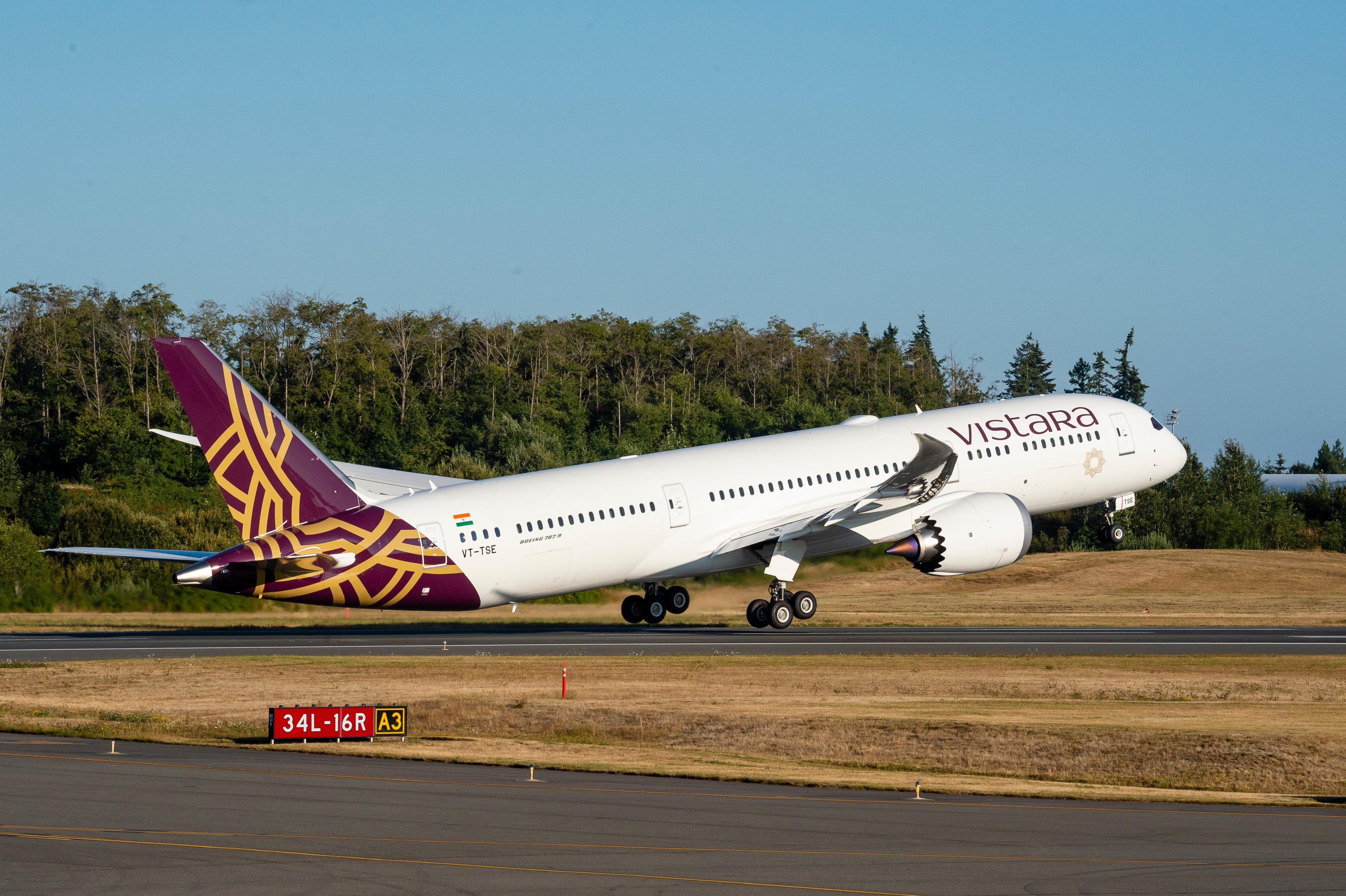 Vistara Boeing 787-9