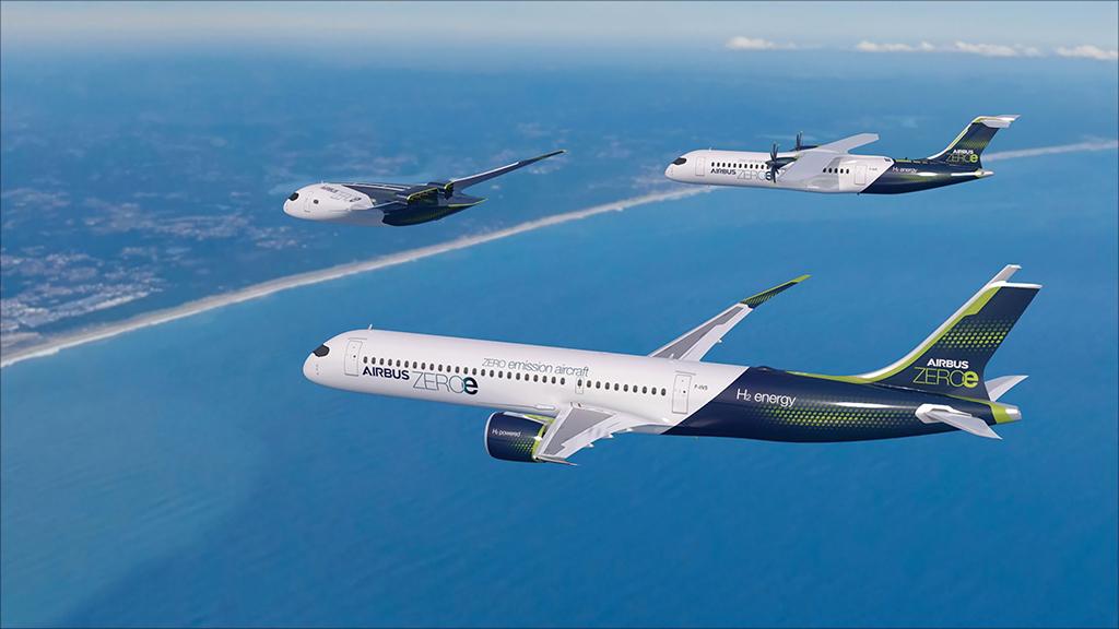 Airbus hydrogen-powered aircraft