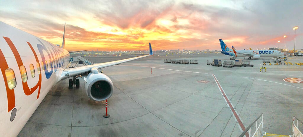 FlyDubai jet