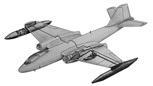 NACA Project Bee B-57B 