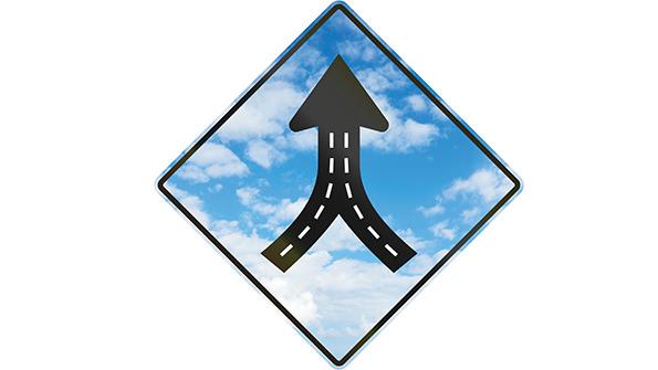 converging arrows