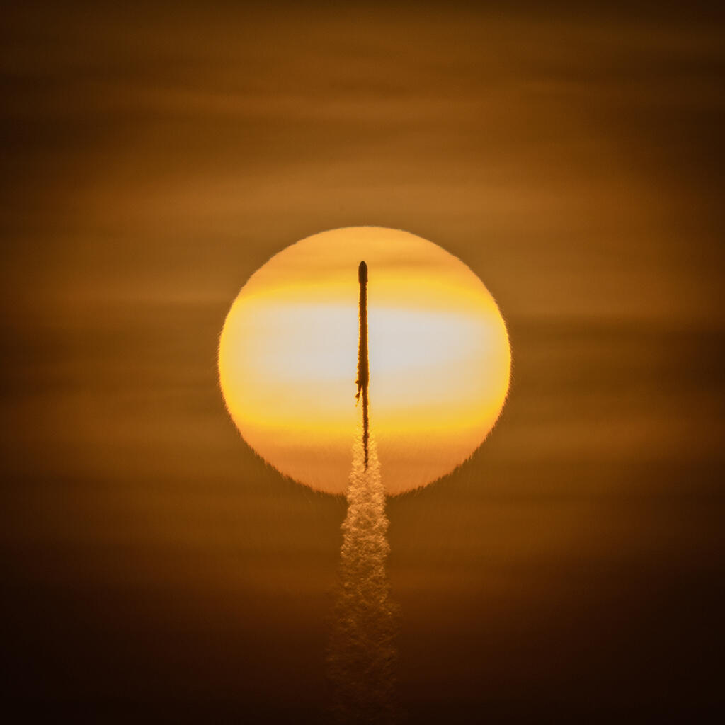 SpaceX Falcon 9 liftoff from Kennedy Space Center's Launch Complex 39-A
