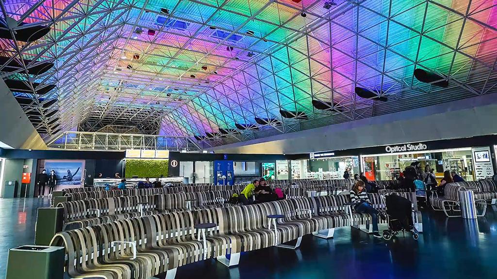 Keflavik Airport departure hall