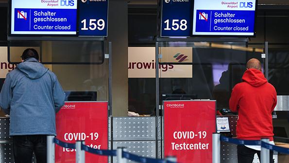 airport COVID-19 testing facility