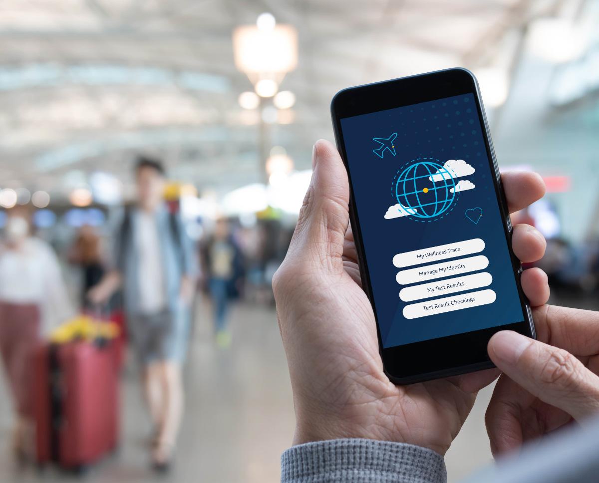GE Aviation Wellness trace app