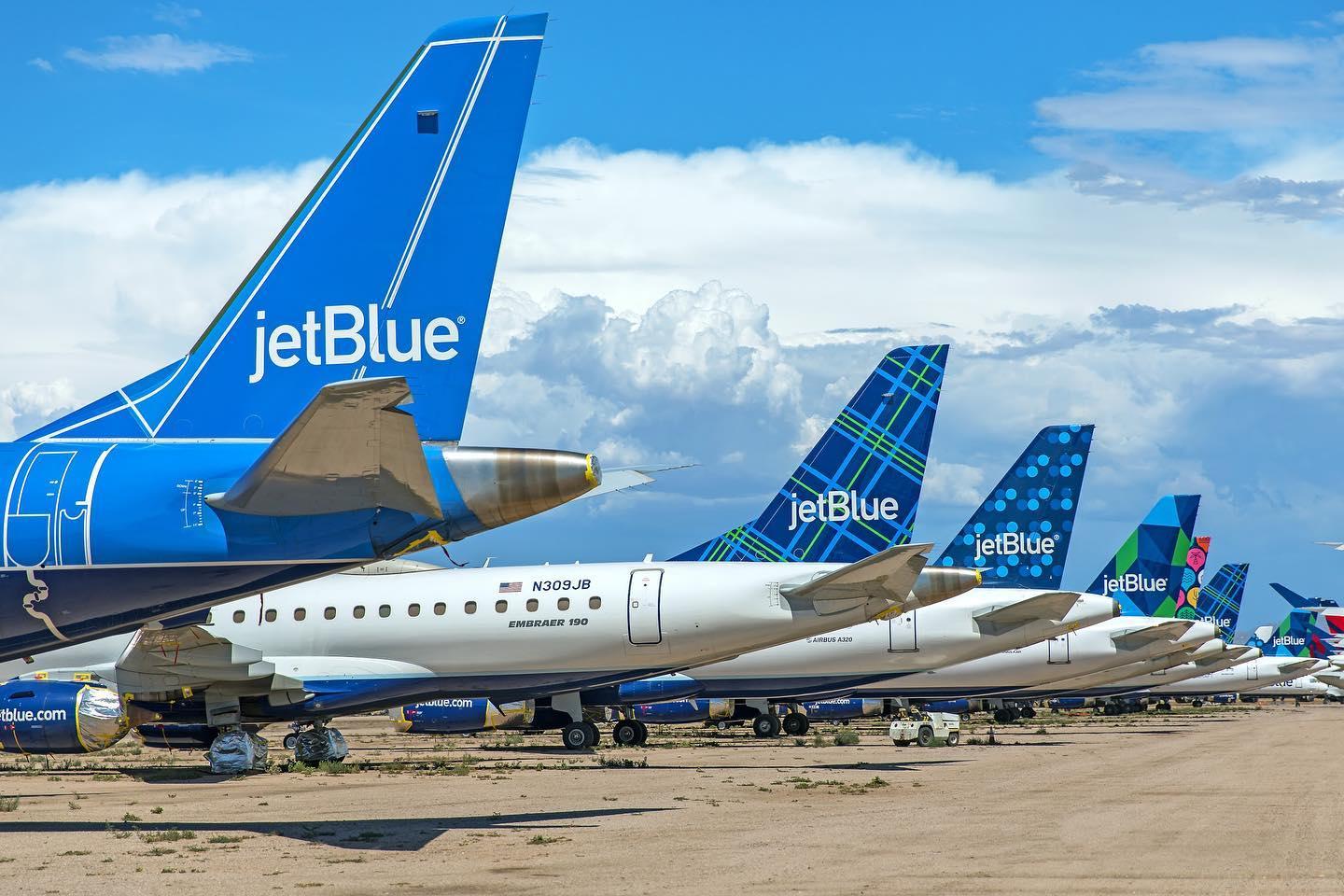 JetBlue tails