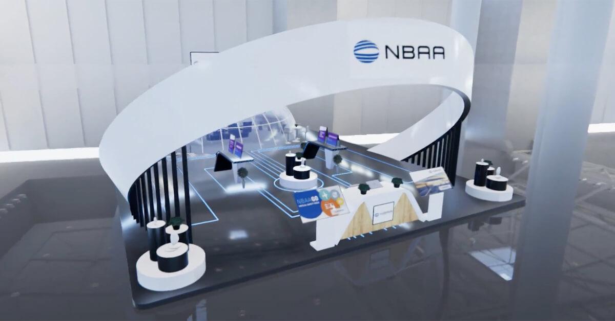 NBAA booth mockup