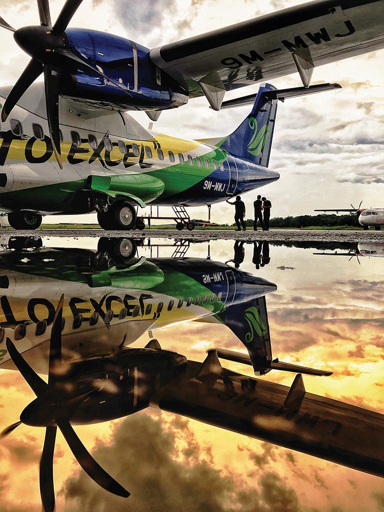 MASwings ATR 72-500 turboprop airliner