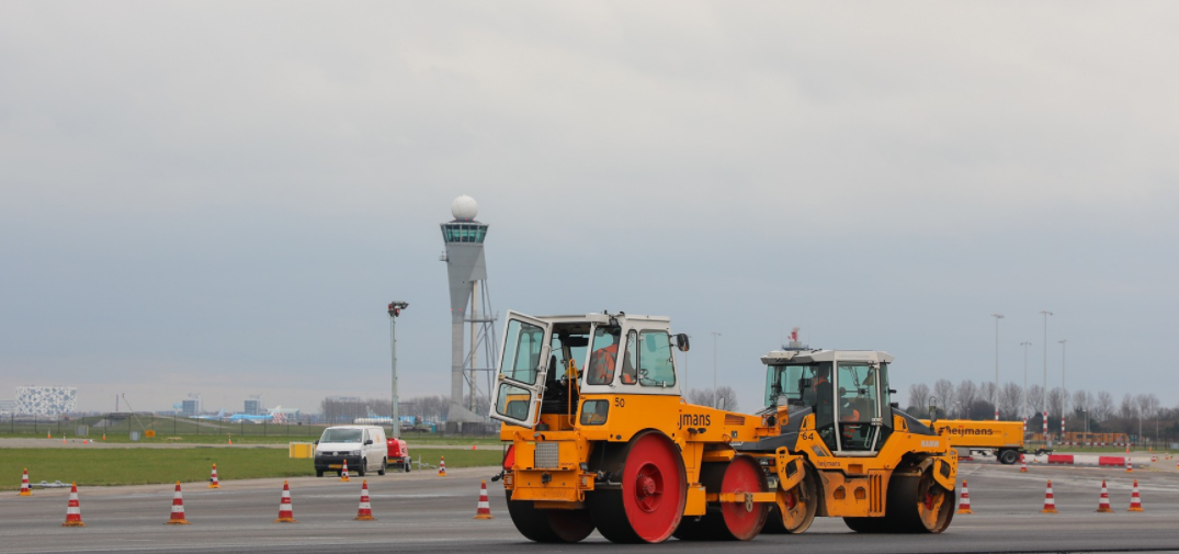 polderbaan runway construction