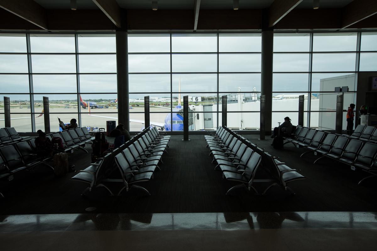 Southwest Airlines empty terminal