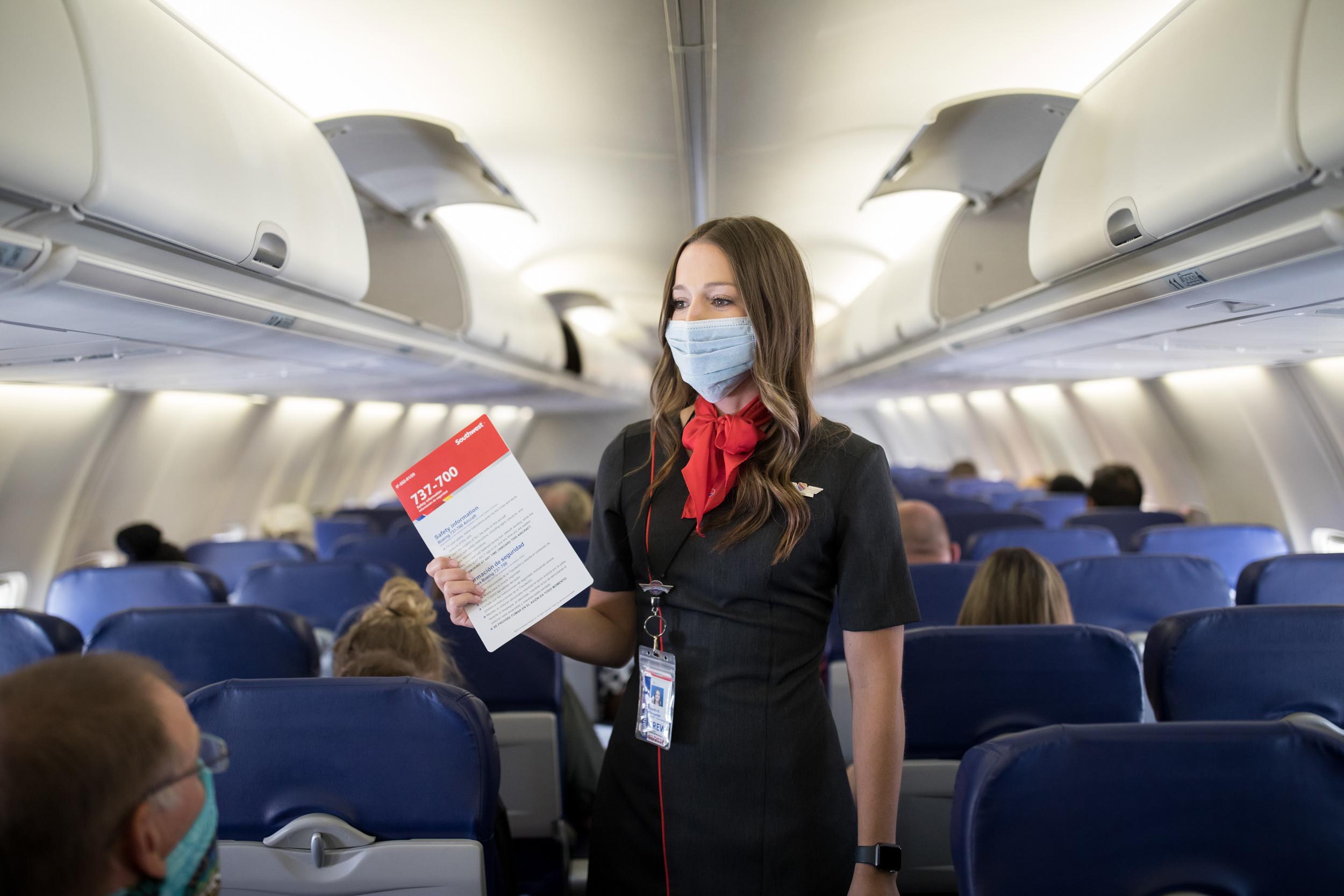 Southwest Airlines flight attendant