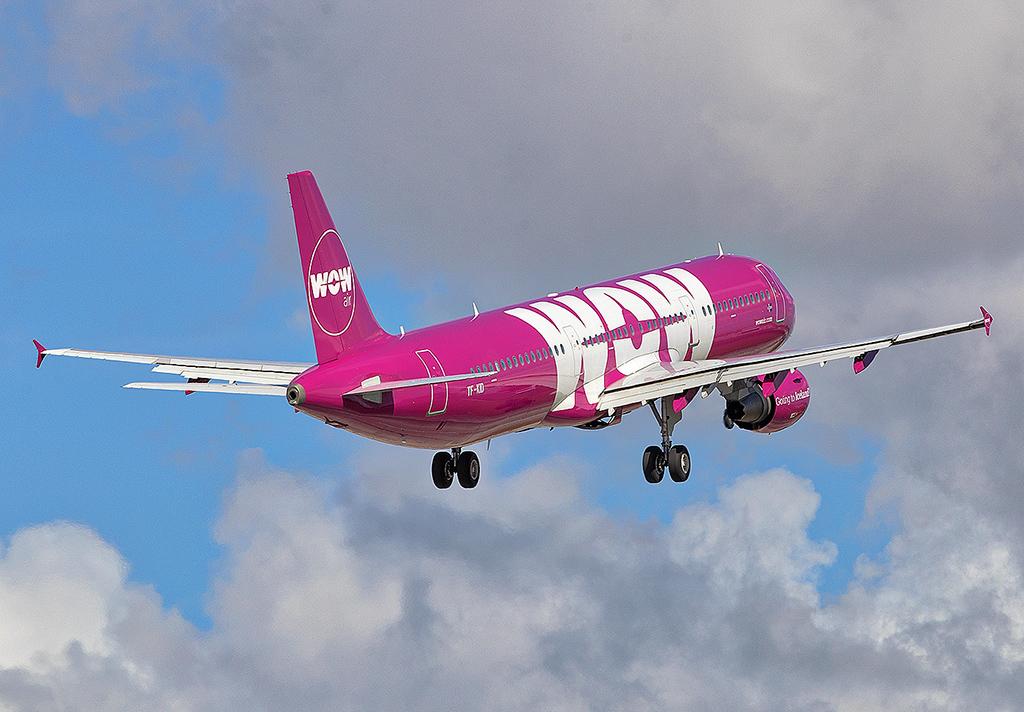 WOW Air Airbus aircraft