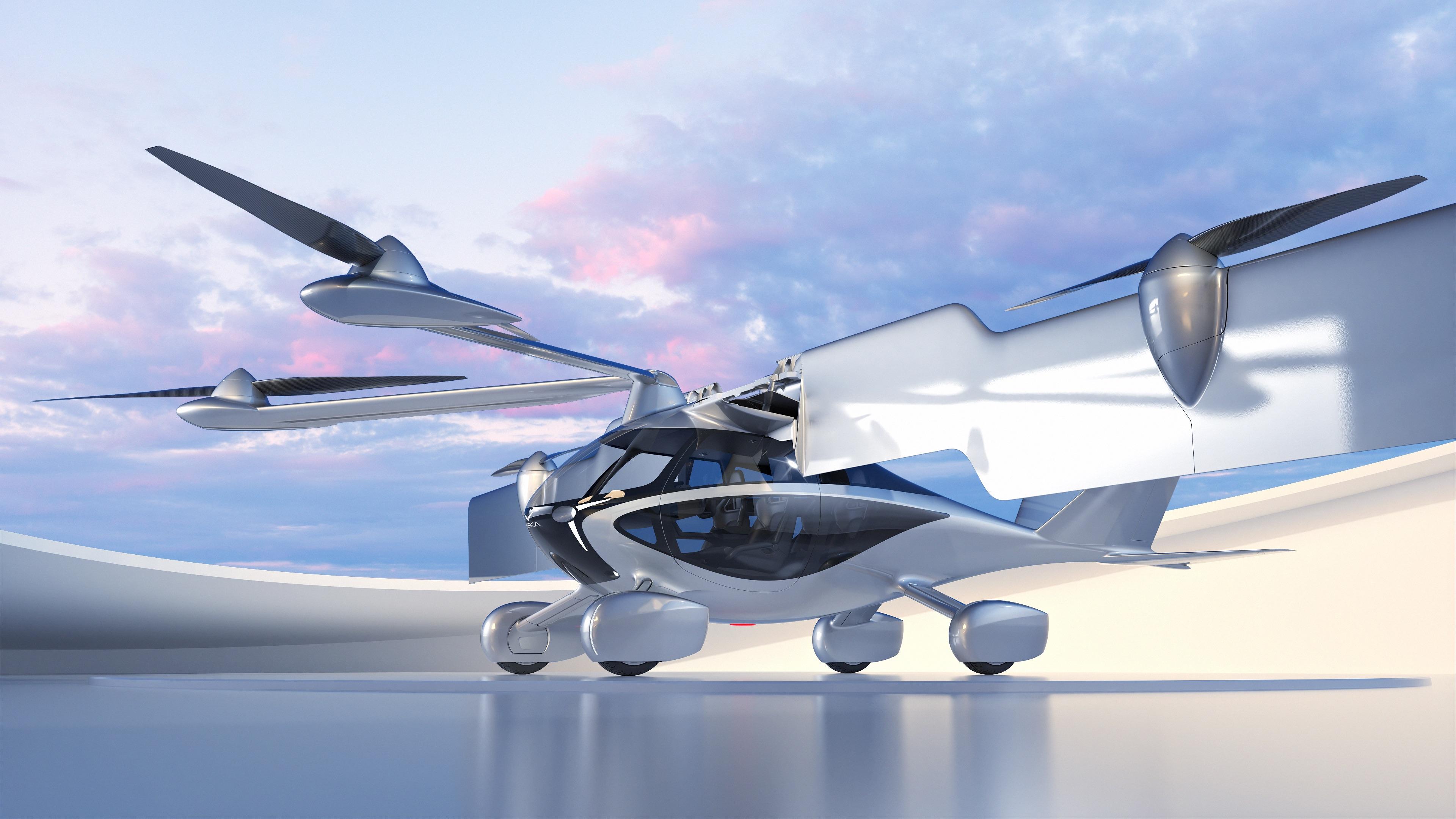 Aska eVTOL vehicle for delivery of medical supplies