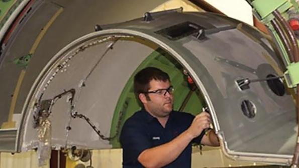 aircraft assembly line worker