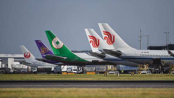 aircraft on tarmac