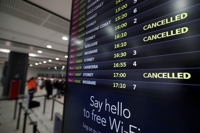 flight board melbourne airport
