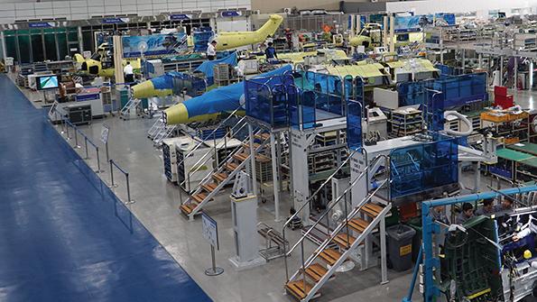 KAI facility T/FA-50 Golden Eagles assembly