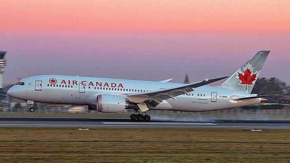 Air Canada airliner