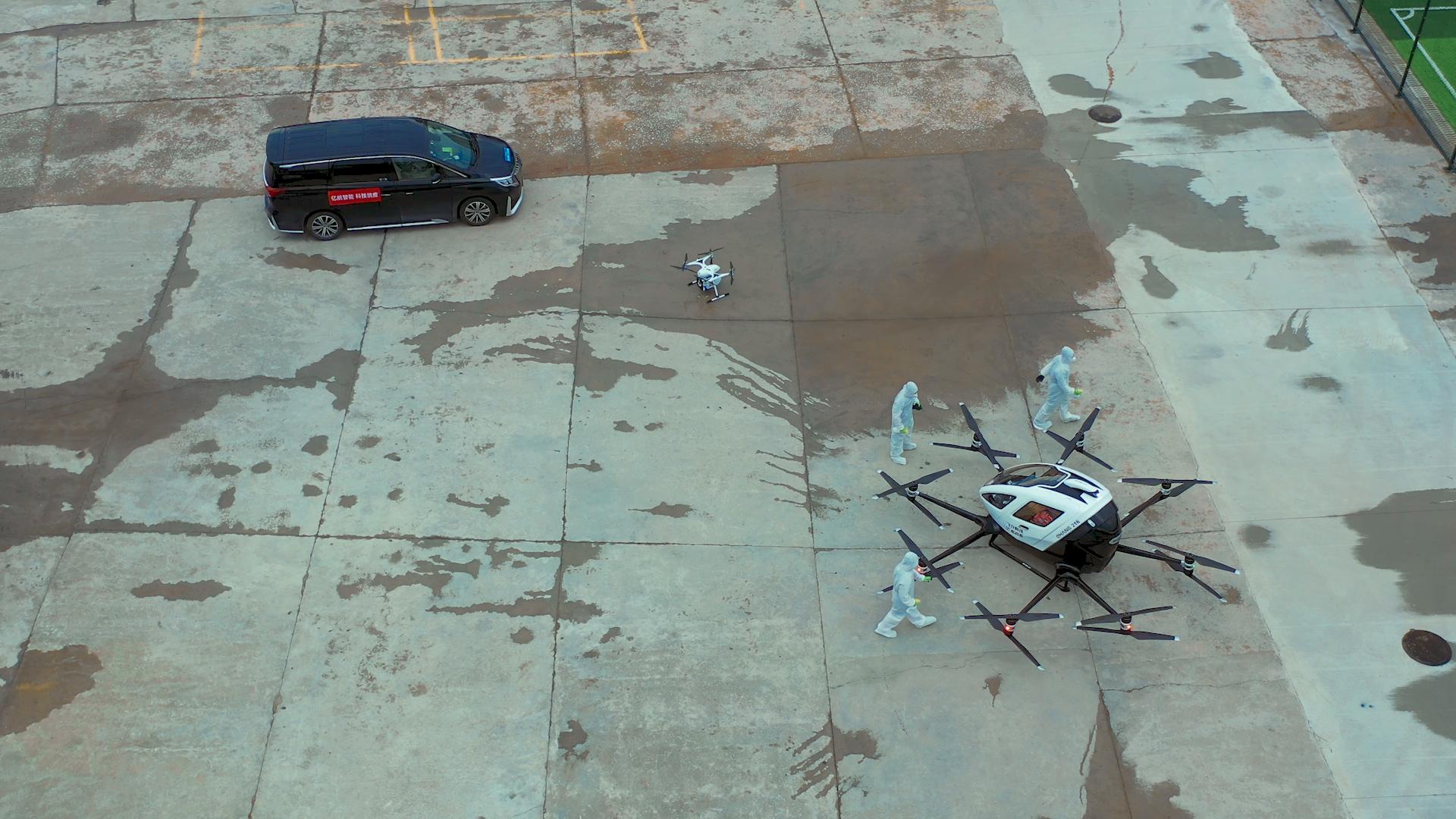 EHang emergency response eVTOLs