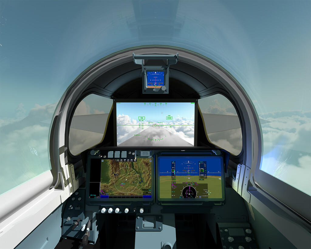 NASA X-59 cockpit