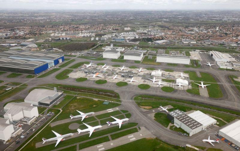 parked planes