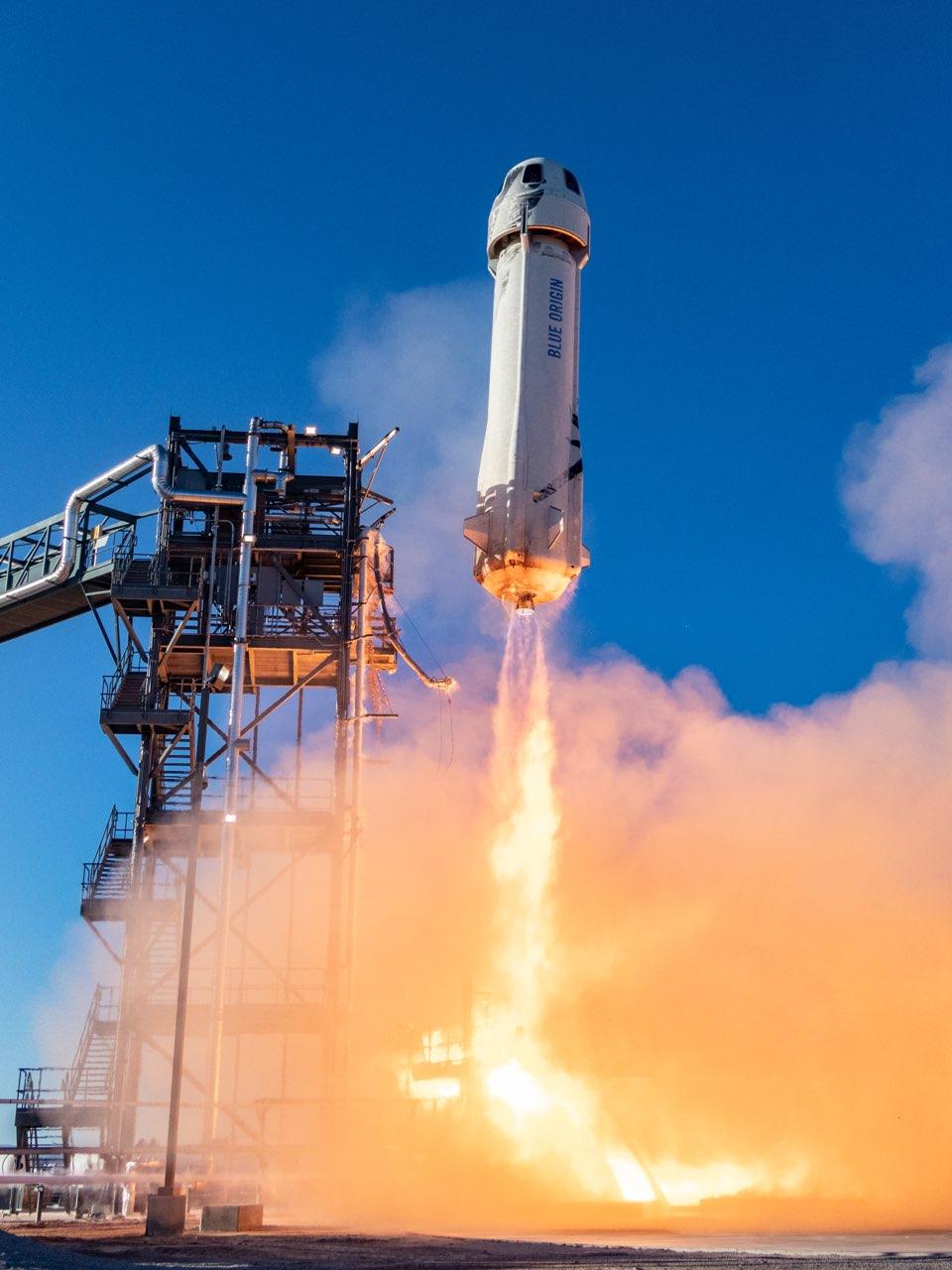Bue Origin launch