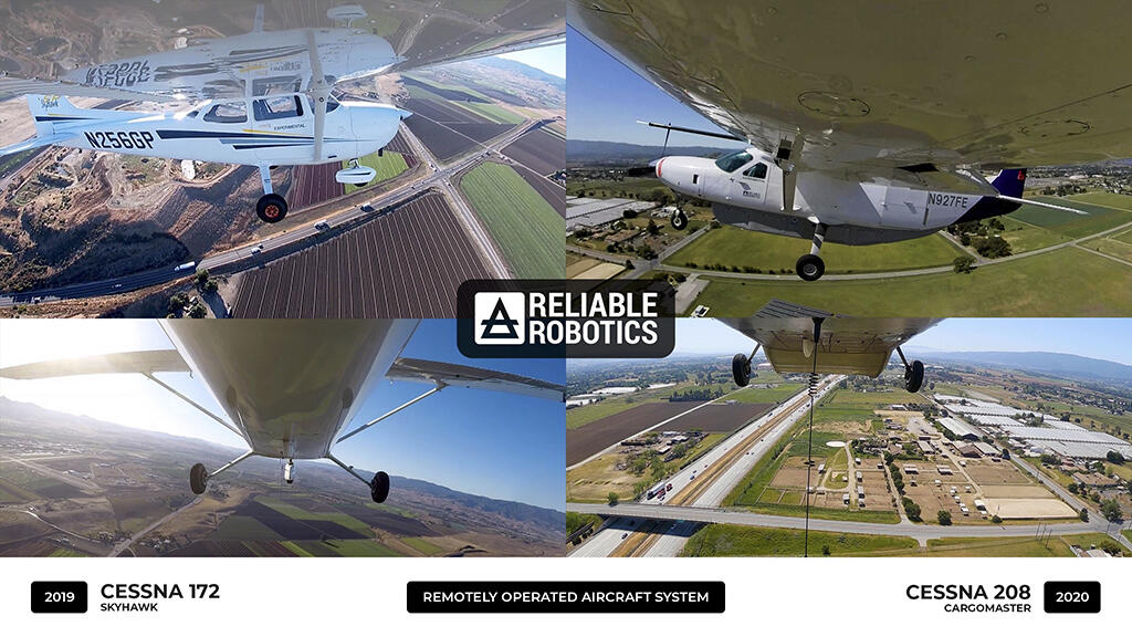 Reliable Robotics, Cessna 172, Cessna 208