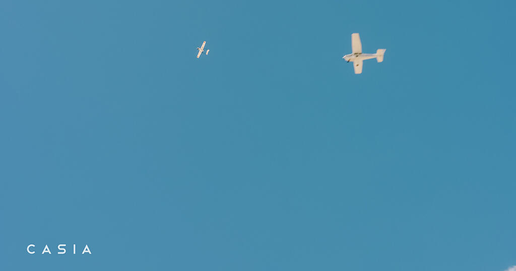 Casia in flight