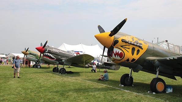  Curtiss P-40 Warhawks