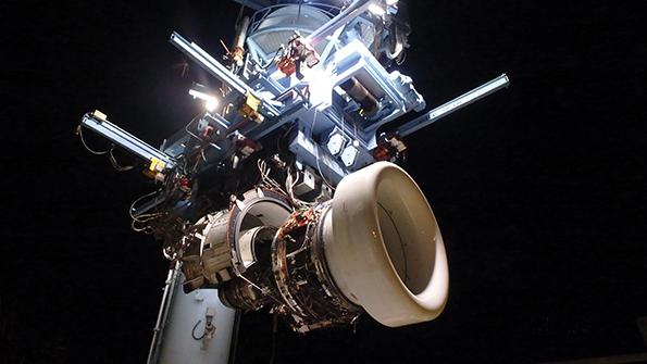 Pratt & Whitney test engine with shorter inlet