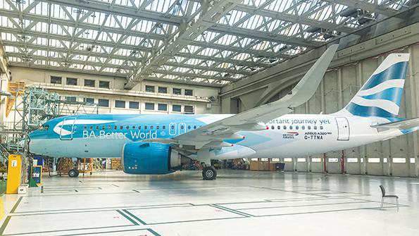 British Airways special-liveried Airbus A320neo