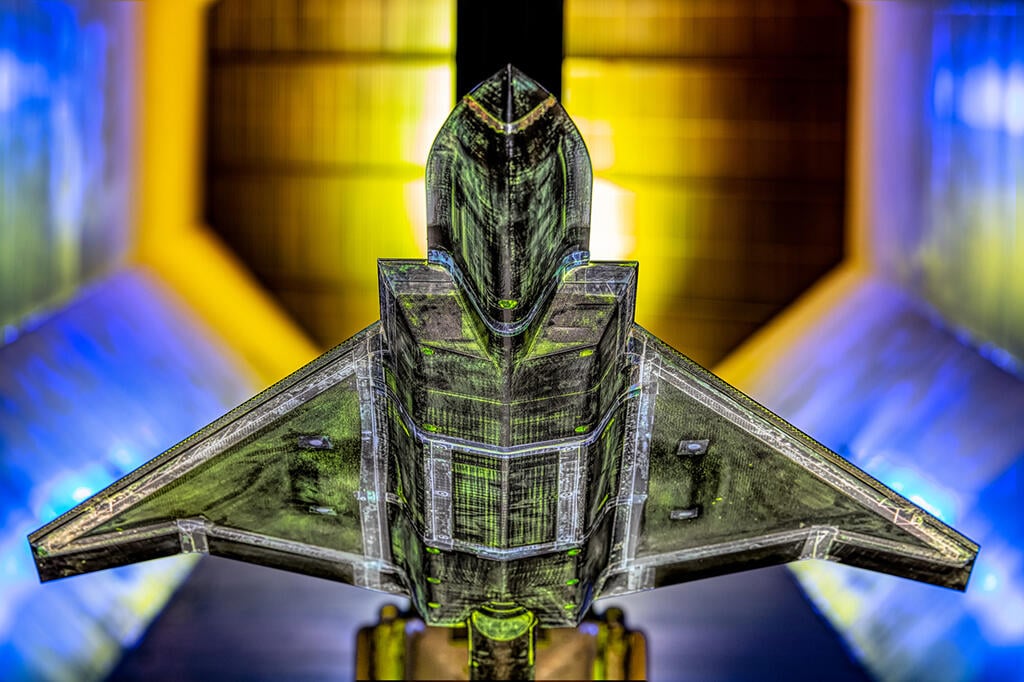 Tempest program wind-tunnel model