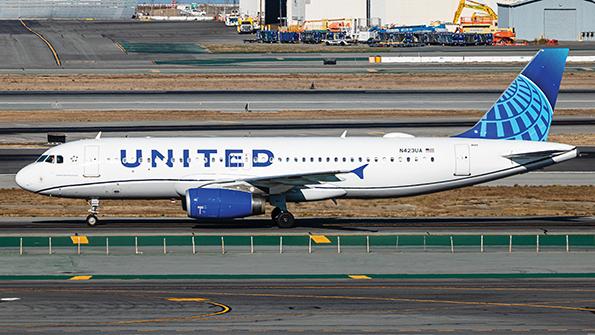 United Airlines aircraft on tarmac