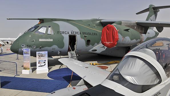 KC-390 at the 2021 Dubai Airshow