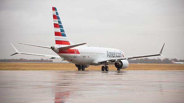 737 MAX aircraft on tarmac