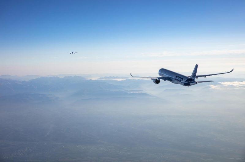 A350-1000 fello fly transatlantic flight