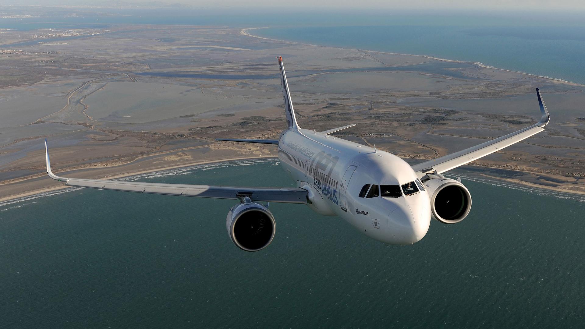 Qantas KLM A320neo aircraft.